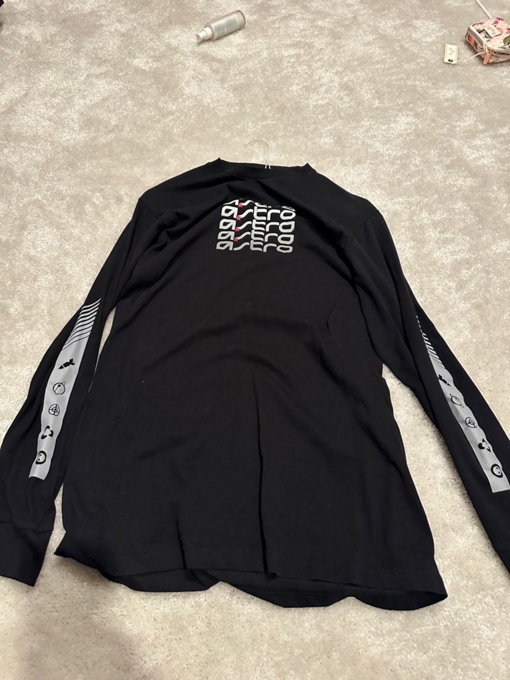Astro gaming Black Long-Sleeve Graphic Men’s Shirt